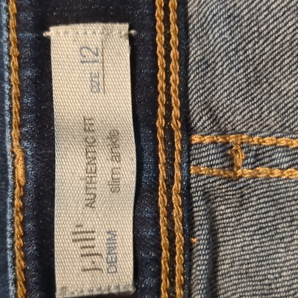Jjill authentic fit slim demin ankle size 12 - Picture 9 of 12